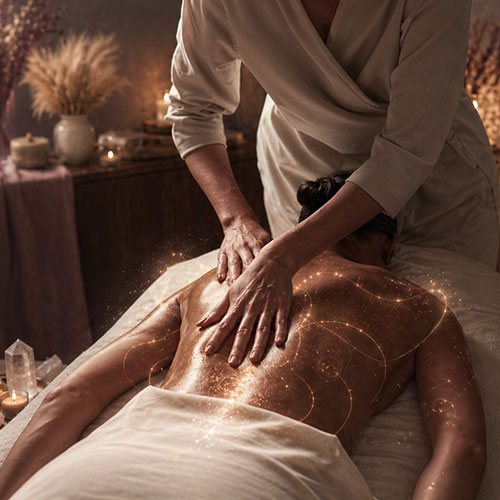 soin énergétique avec massage relaxant à Le Barp (gironde) pour une harmonisation de vos centres énergétiques et une détente profonde du corps. Résultat : bien-être, relaxation et libération.